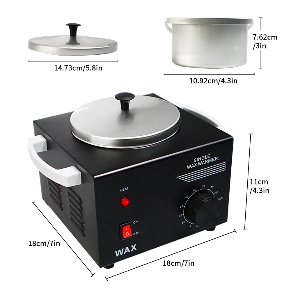 Wax Heater Electric Hair Removal Warmer Pot Machine Hands Feet Paraffin Wax Therapy Depilatory BeautyTool Adjustable Temperature 4