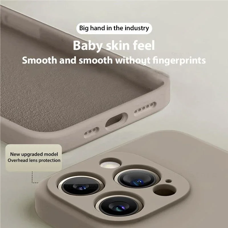 รูปสินค้า ซิลิโคนเหลวรุ่นใหม่สำหรับเคสแม่เหล็ก Magsafe คุณภาพสูง