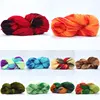 50g / Piece Rainbow Section Ecological Dyeing Yarn 4-strand Wool DIY Manual Crochet Knitting Yarn Baby Sweater Scarf Yarn 5