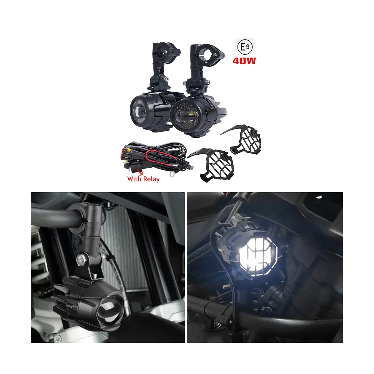 

Motorcycle Fog Lights & Light Guards Cover for BMW R1200GS LC R 1250GS R1250GS F800GS GSR1200 F850GS F750GS ADV R 1200