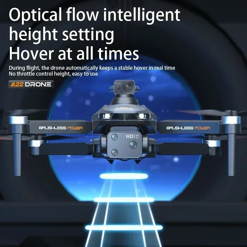 XIAOMI New A22 Drone 8K 5G GPS double Camera HD Aerial Photography WIFI Optical Localization Four-way Obstacle Avoidance Drone aerial photography drone