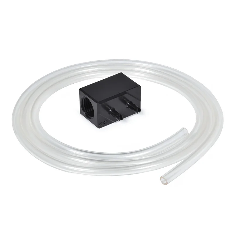 Alphacool Mcx 2x Distribuidor com 1m mm Tubo de Mangueira de Pvc 2xg1 Integrar Facilmente Backplates Ativos ou Refrigerador de Água Mcx 100