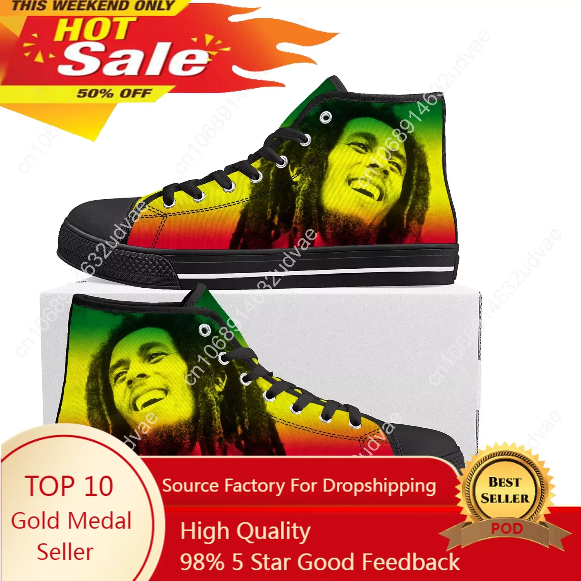 

Высокие кроссовки Legend Bob Marley Reggae Rasta Music Rock, мужские и женские подростковые холщовые кроссовки, повседневная обувь для пар, обувь на заказ