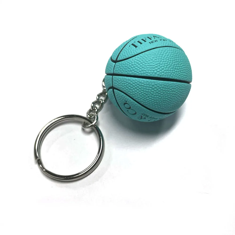 Basketball Model Keychain Pendant Decor Sports Souvenir wildlife model ornament