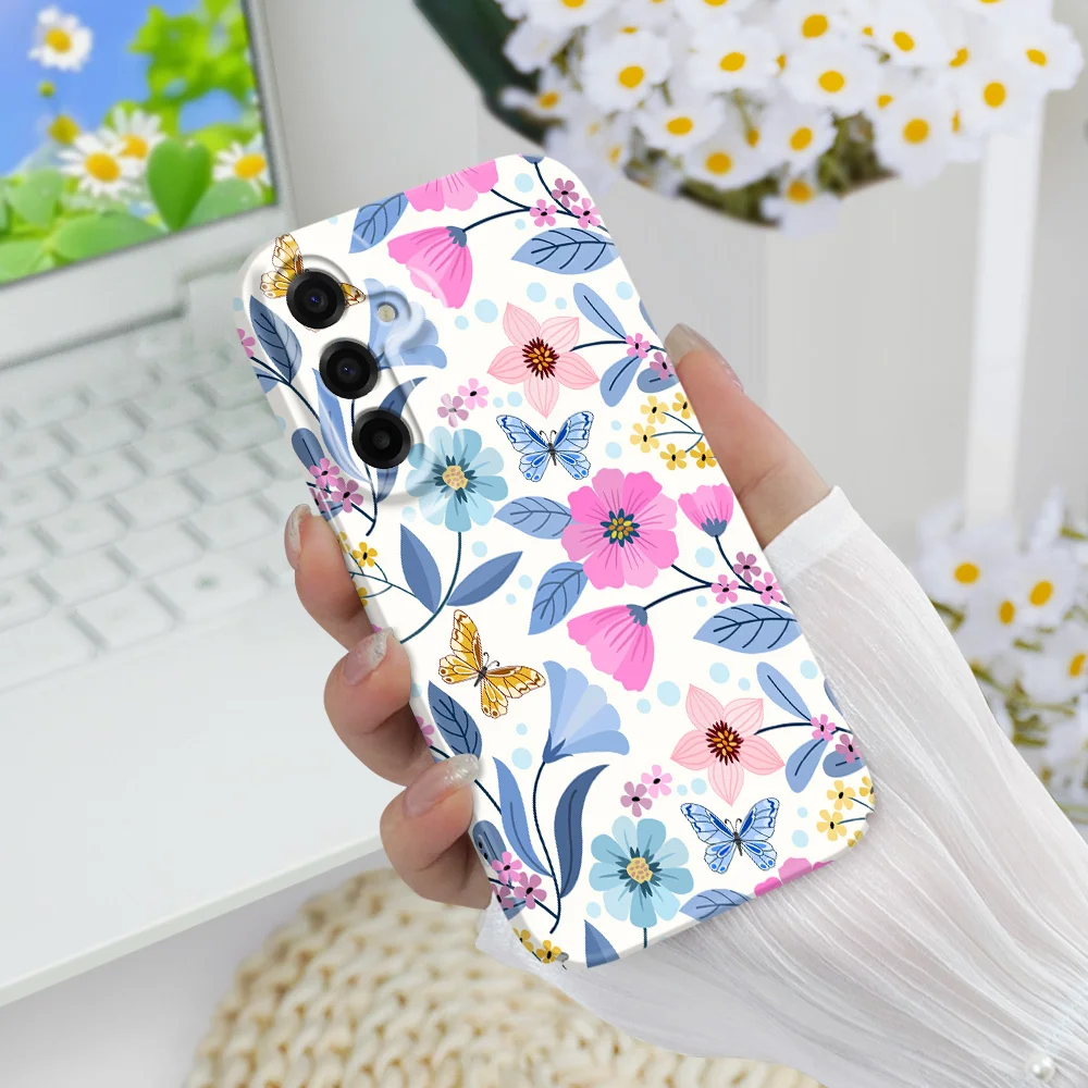 Vibrant Floral Hard Phone Case - Bright Flowers Design