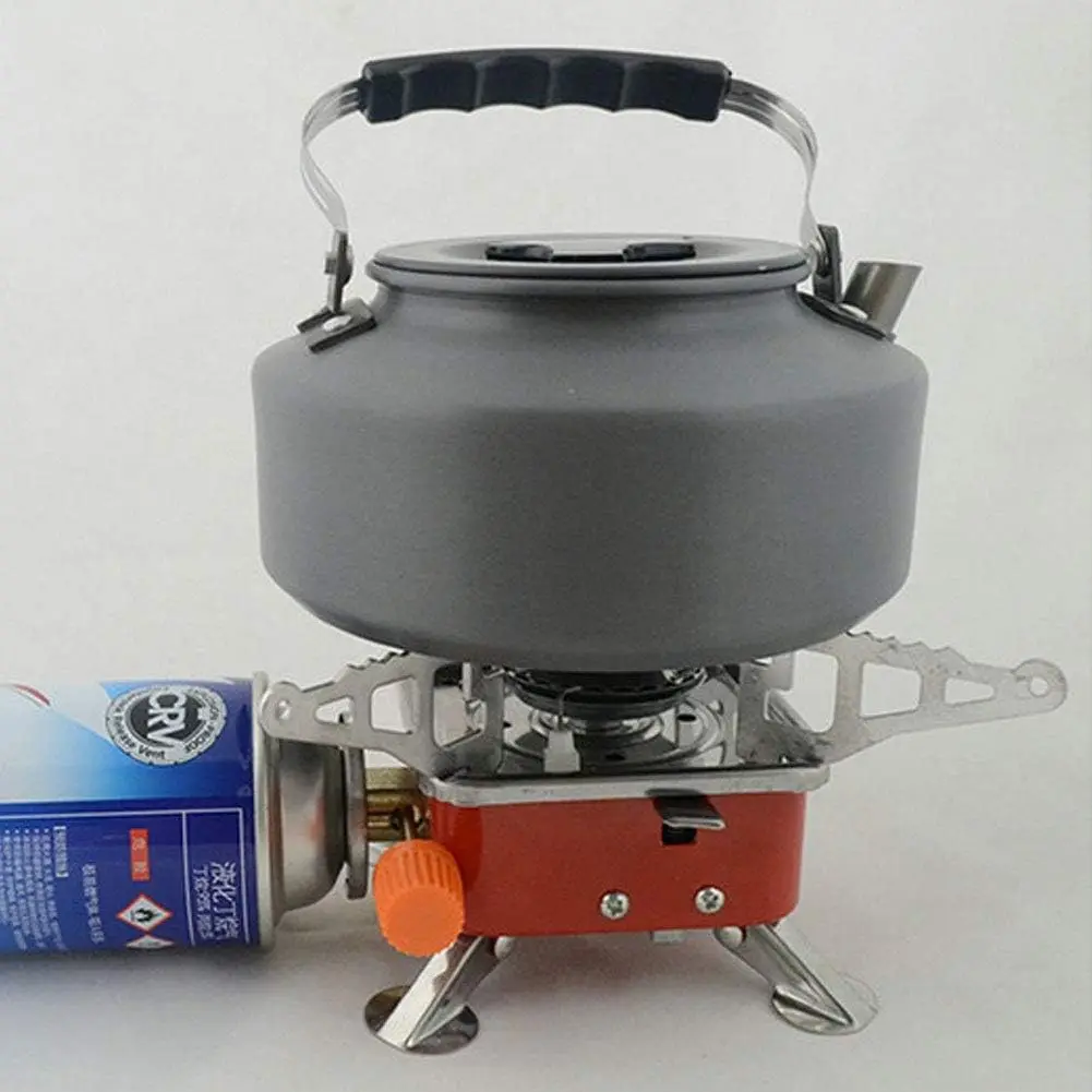Ultralight Camping Stove TOPINCN Portable Mini Outdoor Folding Metal Camping Gas Stove Windproof Furnace Backpacking Hiking gas stove gas burner