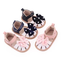 Baby Summer Sandal for Toddler Girls Outdoor Prewalking Shoes Cute Bowknot Design with Pearls 5