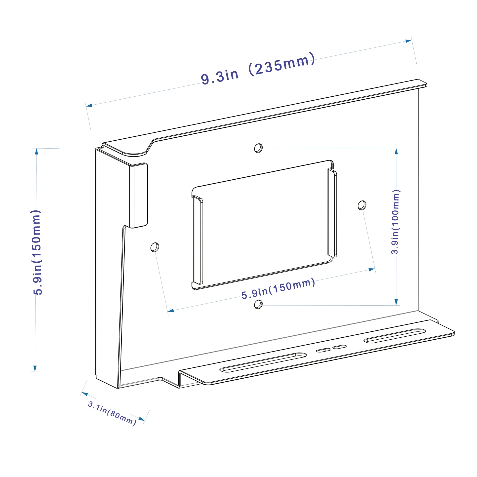 Monzlteck New Wall Mount for  PS5( Disc and Digital),All Metal Vertical Hanging on Wall Space Saver Easy to Install