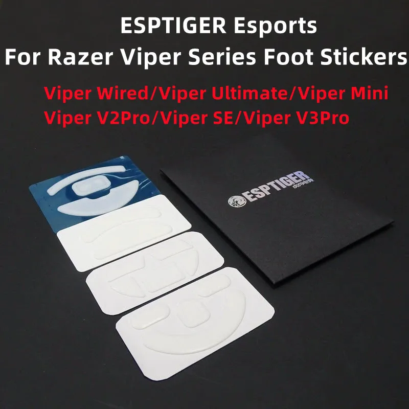 Фото Новые наклейки для ног Esptiger Esports Tiger для Razer Viper Series Viper Wird Ultimate Mini V2Pro V3Pro SE №1