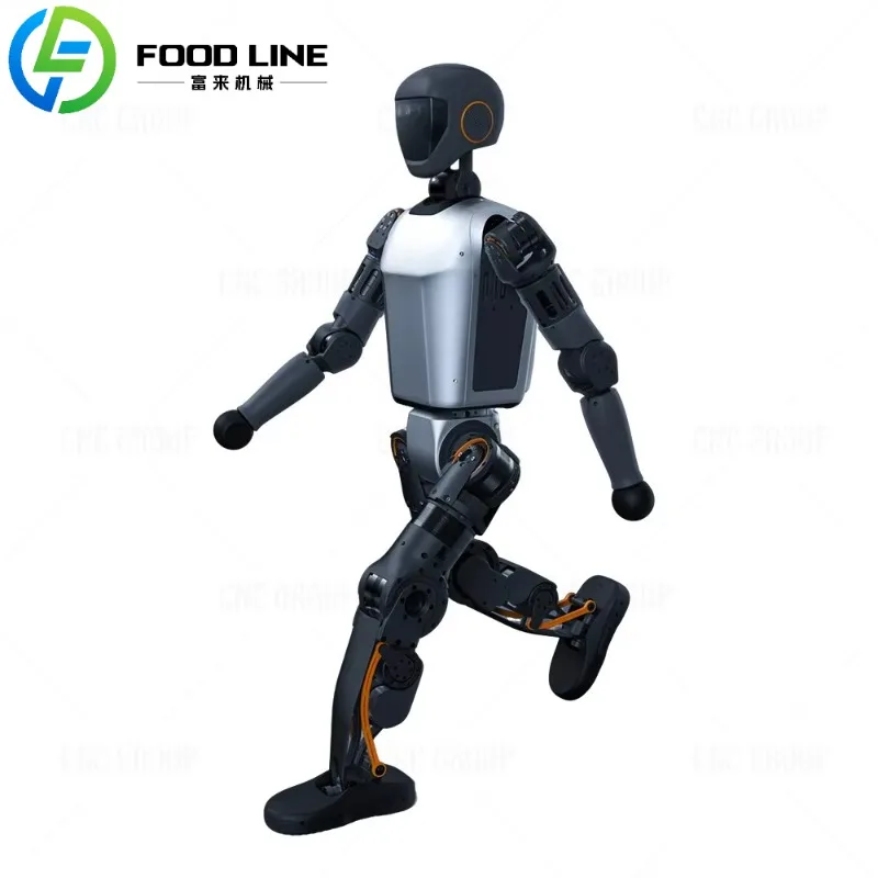 Robot umanoide AI con percezione del terreno in tempo reale e controllo del movimento completo del corpo per l'automazione industriale - immagine 2