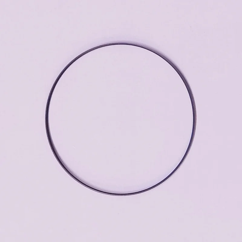 Sleek Black I Ring Watch Crystal Gasket - Enhanced Waterproof Protection