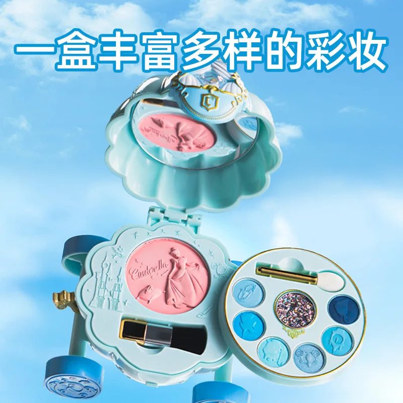 Disney Kids princess Baby Girl Elsa Princess Makeup Toy Fashion Toys Set