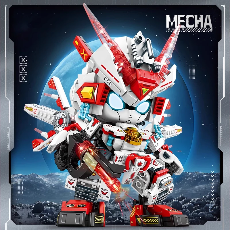 2025 STEM Building Blocks Kit, DIY Mecha Robot Model Educational