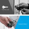 Xiaomi Fingerprint Lock Bluetooth Padlock IP65 Waterproof Keyless USB Rechargeable House Luggage Security Door Locks Smart Home 5