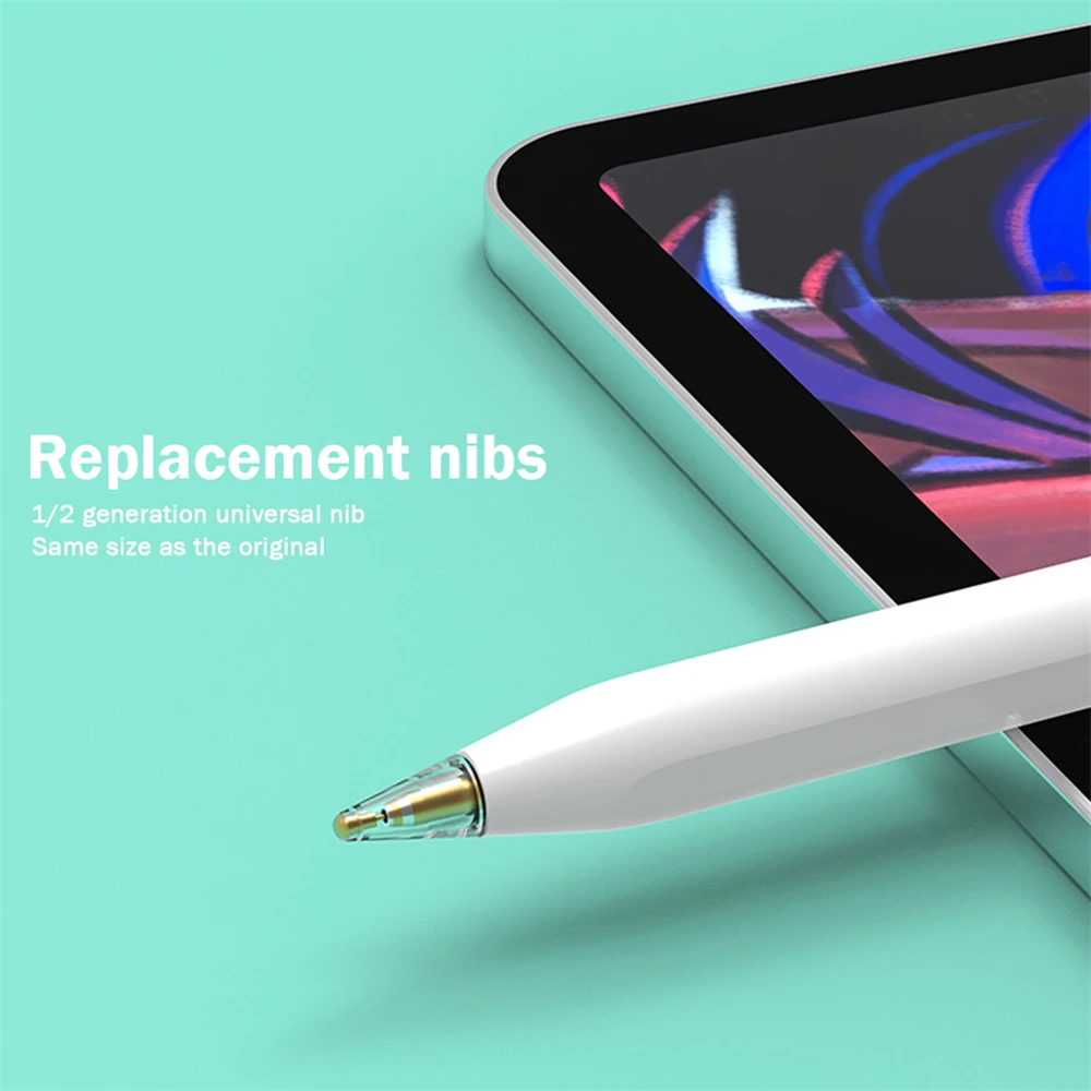 ü  Ap ple Pencil Gen 1/2 iPad Stylus Pen Nib Clear