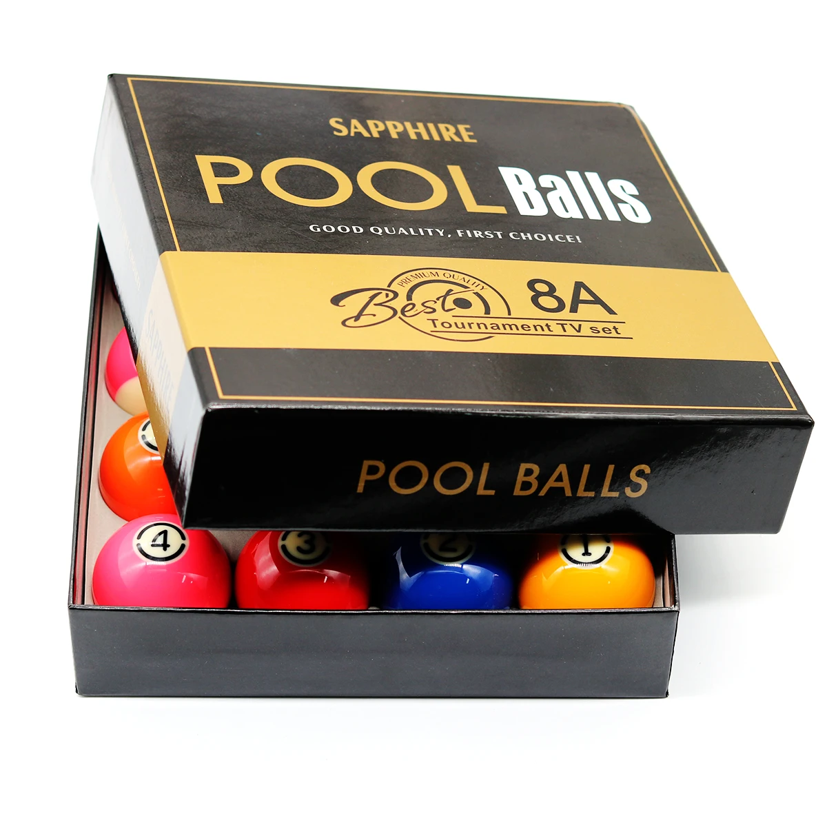 High quality 8A Billiard Pool Ball Set 2-1/4inch 57.2mm 16x for 7FT 8FT 9FT Billiard Game Table