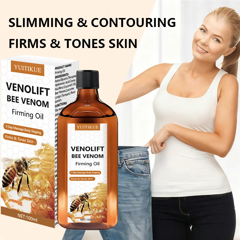 Bee Venom Firming Oil for Slimming and ShapingFirms and lifts the skin, suitable for all skin types