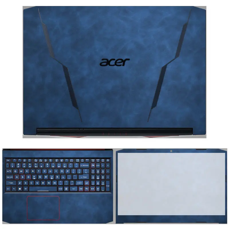Color Fibre Skin Laptop Stickers For Acer Nitro 5 An51544/an51543