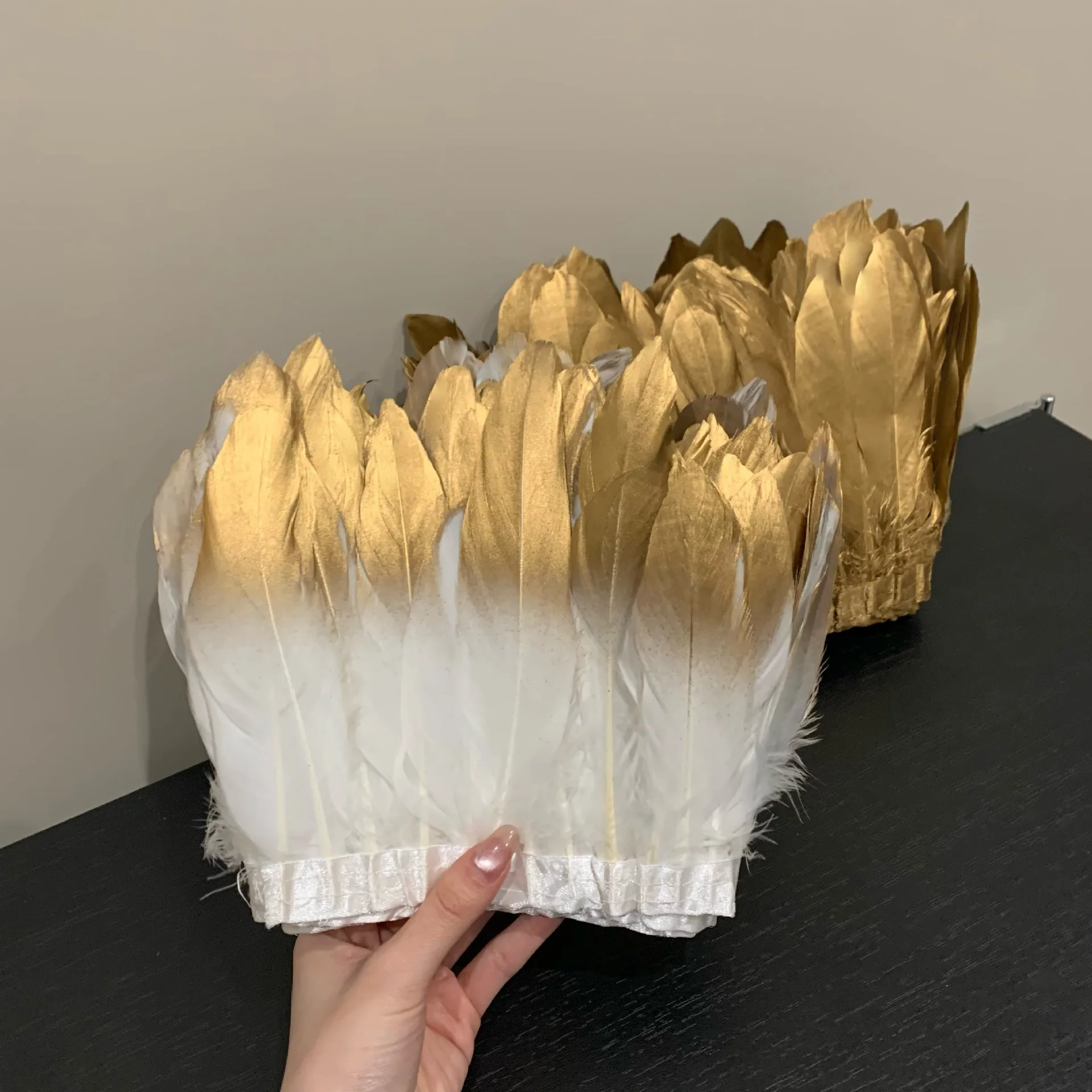 gold white