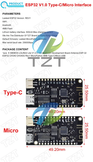 Scheda Di Sviluppo ESP32 Con Batteria 18650 | WiFi E Bluetooth | LED Programmable | Protezione Carica/Scarica - Foto 6