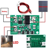 Panneau solaire automatique, panneau de chargeur de batterie, veilleuse, interrupteur de commande de lampe LED, Module de contrôleur de charge de chargeur de batterie 1