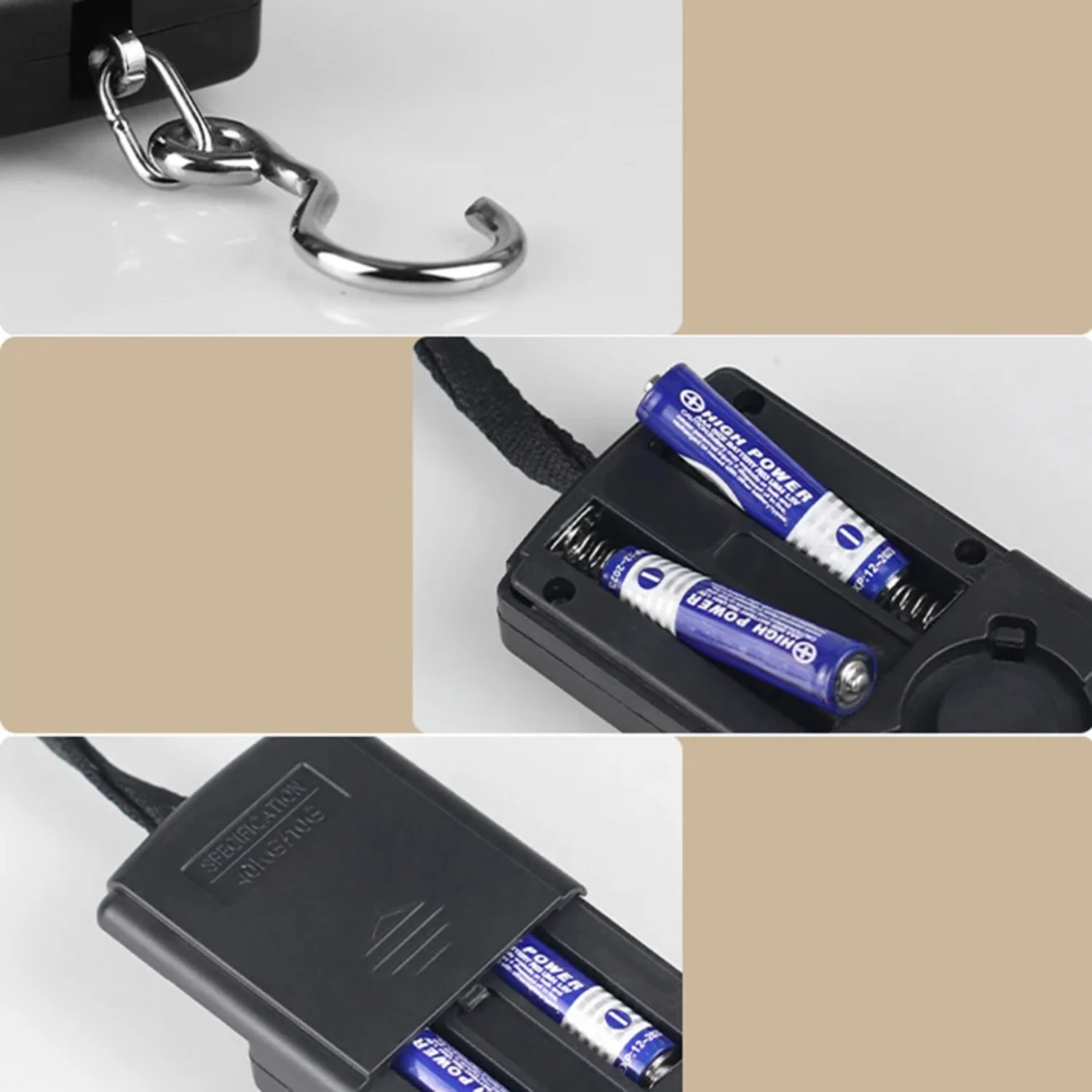 Portable 40Kg 10g Hanging Scale Digital Scale BackLight Electronic Fishing Travel Pocket Luggage Scales Weights Tool