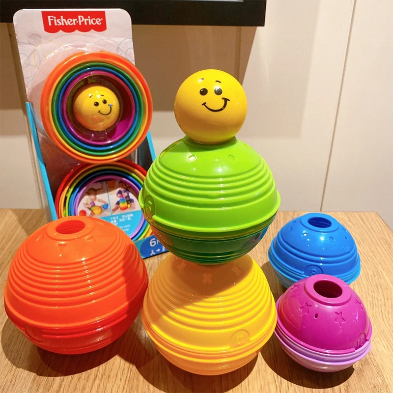 Baby Stacking Cup Early Educational Toy Rainbow Stack Tower Number Sorting Game Fine Motor Skills Montessori Sensory Toddler Toy