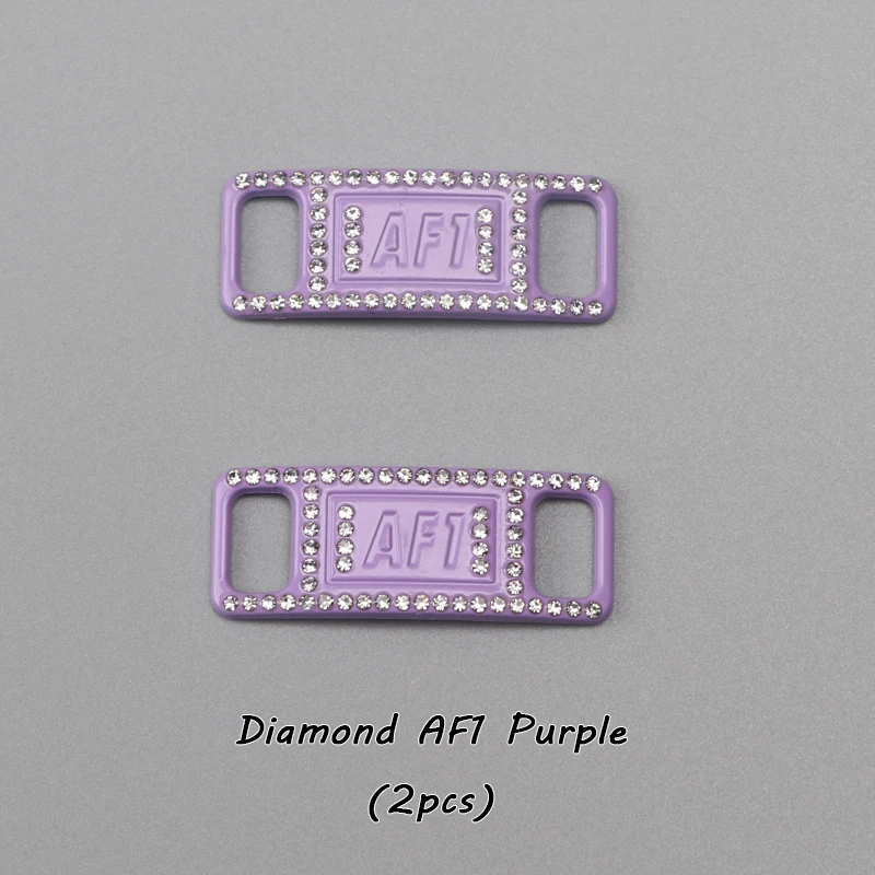 Luxury Rhinestone Shoe Charm Accessories - Metal Buckle and Lock
