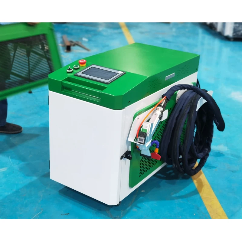 

Laser Cleaning Machine For Metal Rust Stains 1000W 1500W 2000W Fiber Laser RAYCUS Water Cooling Fast Speed High Efficiency