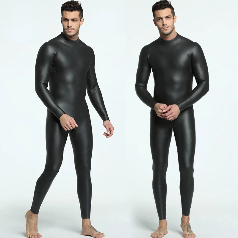 Mens Women 3mm CR Triathlon Wetsuit Ultra Elastic Smooth Skin Wetsuits Full Wetsuit Open Water CR Neoprene