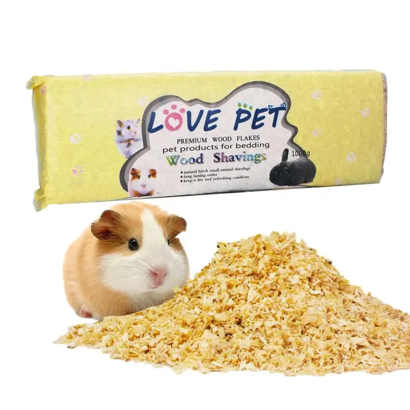 HamsterSawdustGuineaPigBeddingPetWoodChipsRabbitWoodShavingsSafe1kgHamsterCage