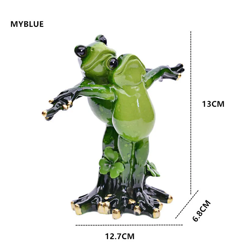Description Picture 4 of itemTitanic Lovers Frogs Statue For Home Decor, Hoom Room Table Decorative sculptures & figurines
