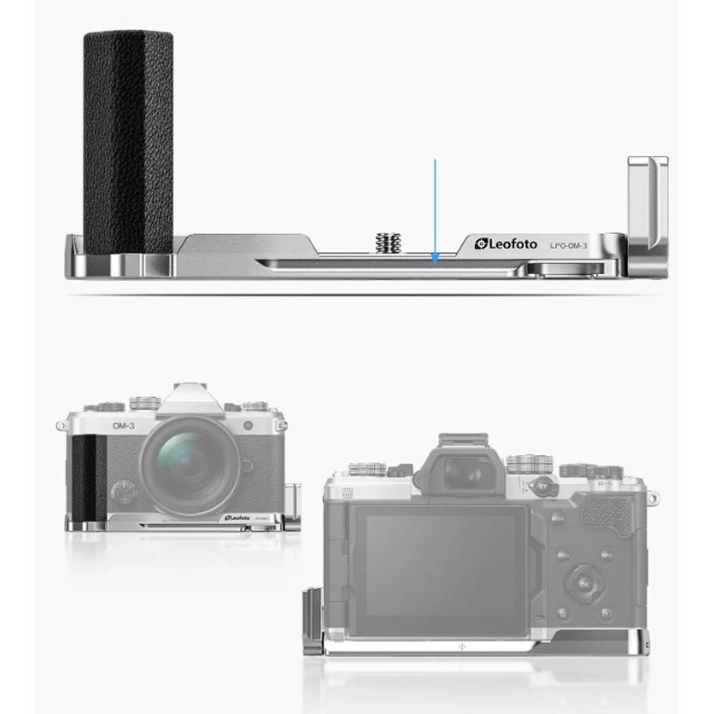 OM-3 OM3 メタ L ブラケット ハンドル グリップ Arca Swiss タイプ