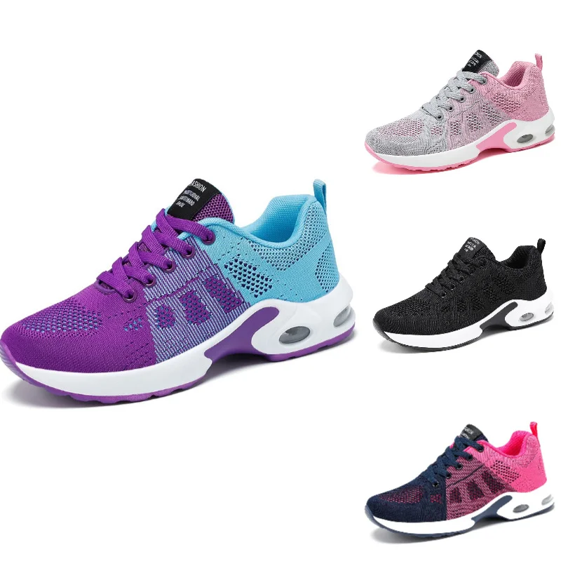 

2023 new shoes women's shoes large size running shoes air cushion shoes breathable lightweight fashion casual sports shoes women