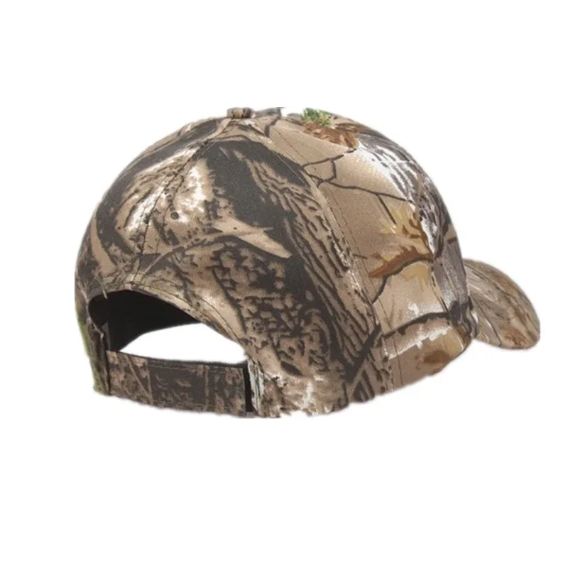 Adjustable Tactical Camouflage Cap Jungle Hunting Cap Outdoor Sports Breathable Sunscreen Sun Hat Baseball for Men Women
