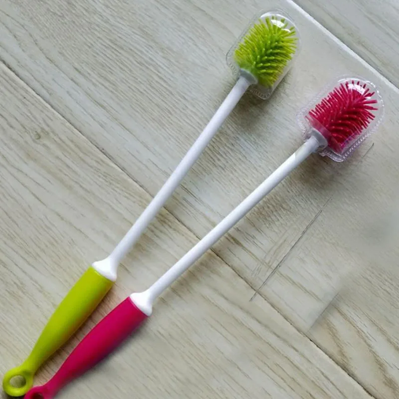 Cup Brush Cleaner Telescopic Rod Washing Cup Cleaning Brush Cup Cover  Groove Gap Brush Milk Bottle Brush Thermos Cup Lid Brush - AliExpress