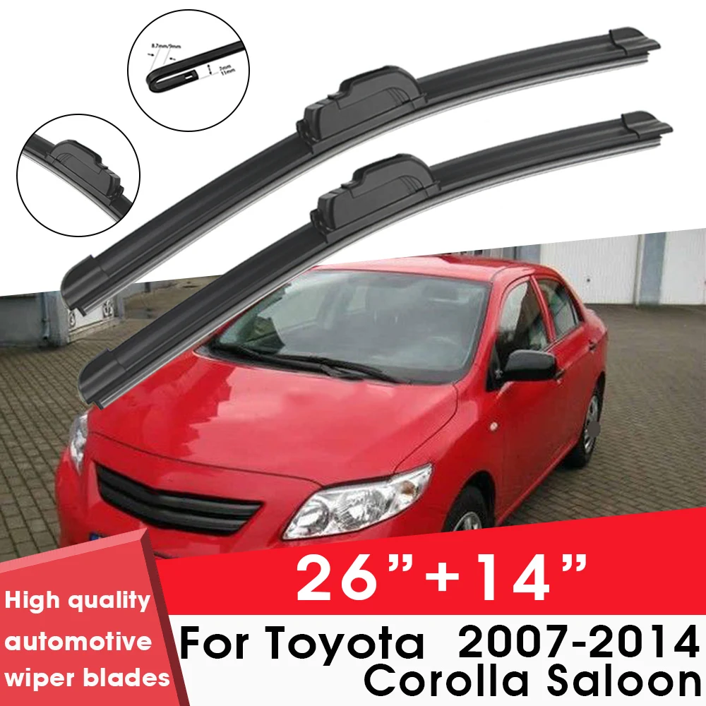 CarWiperBladeBladesForToyotaCorollaSaloon200720142614