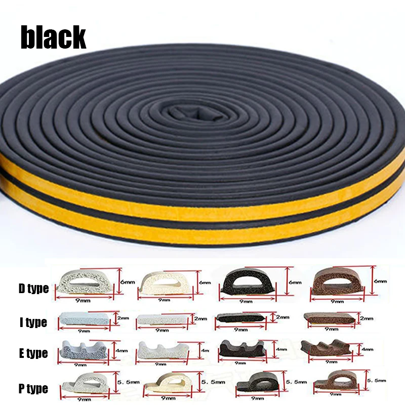 Acoustic Foam Self-Adhesive Weatherproof Seal Strip