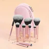 10pcs Mini Makeup Brushes Set for Foundation Eyeshadow Blush Powder Concealer and Blending Tools Professional Makeup Application 5