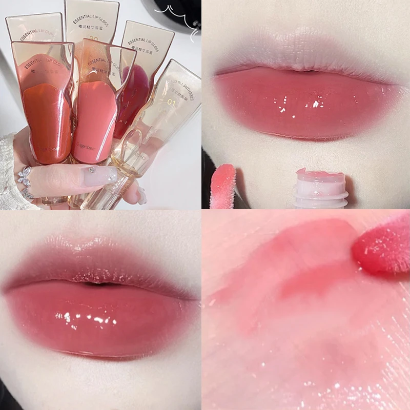 

6 Colors Sexy Women Mirror Water Lip Gloss Long Lasting Moisturizing Pearlescent Lip Glaze Shiny Liquid Lipstick Makeup Cosmetic
