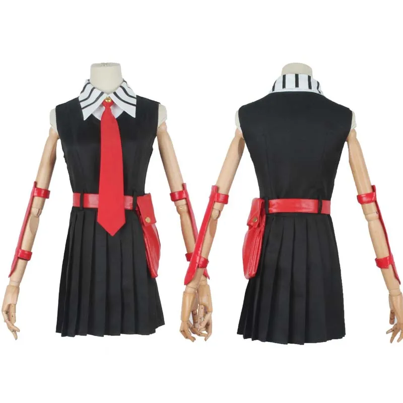 

Карнавал на Хэллоуин, яркие костюмы для косплея, черное платье, униформа, женский сценический костюм, полный комплект