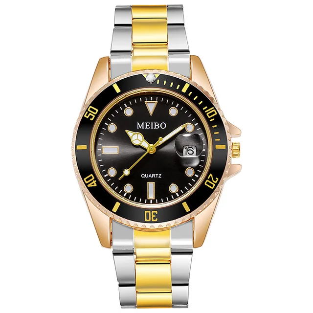 New Fashion Men Luxury Calendar Quartz Watch Mens Famous Stainless Steel - Image 5