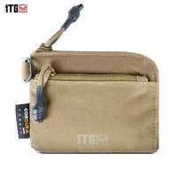 1TG TACTICAL Waterproof EDC Pouch Portable Key Change Purse Wallet Travel Kit Coin Mini Purse & Card Slots And Zippers Pouch 1