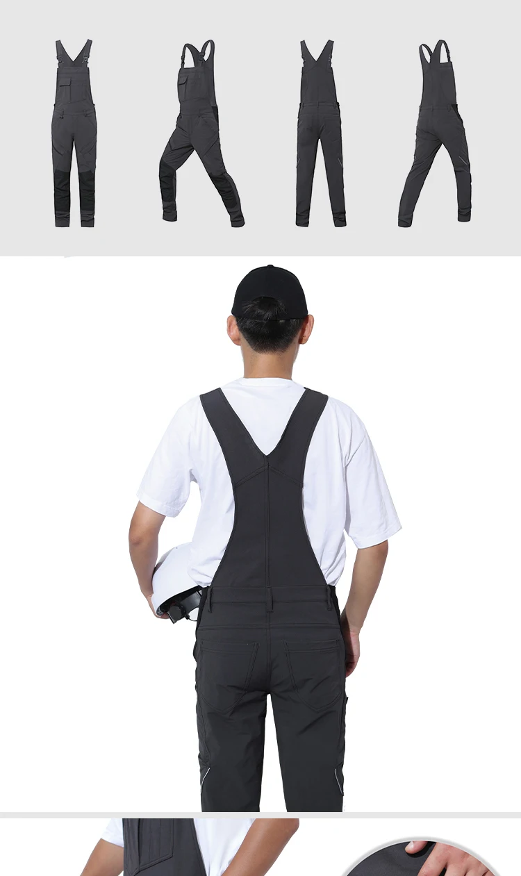 Description Picture 5 of itemWork Overall Uniforms Men Working Overalls Welding Suit Car Repair Workshop Mechanic Plus Size Clothes Warehouse Workwear