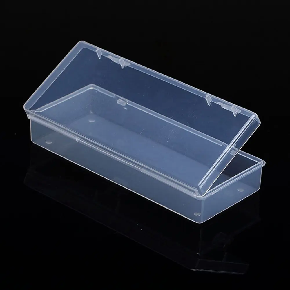 High Quality Plastic Storage Box Square Clear Jewelry Diamond Container Pill Storage Supply DIY Craft Bead Holder Clips Boxes