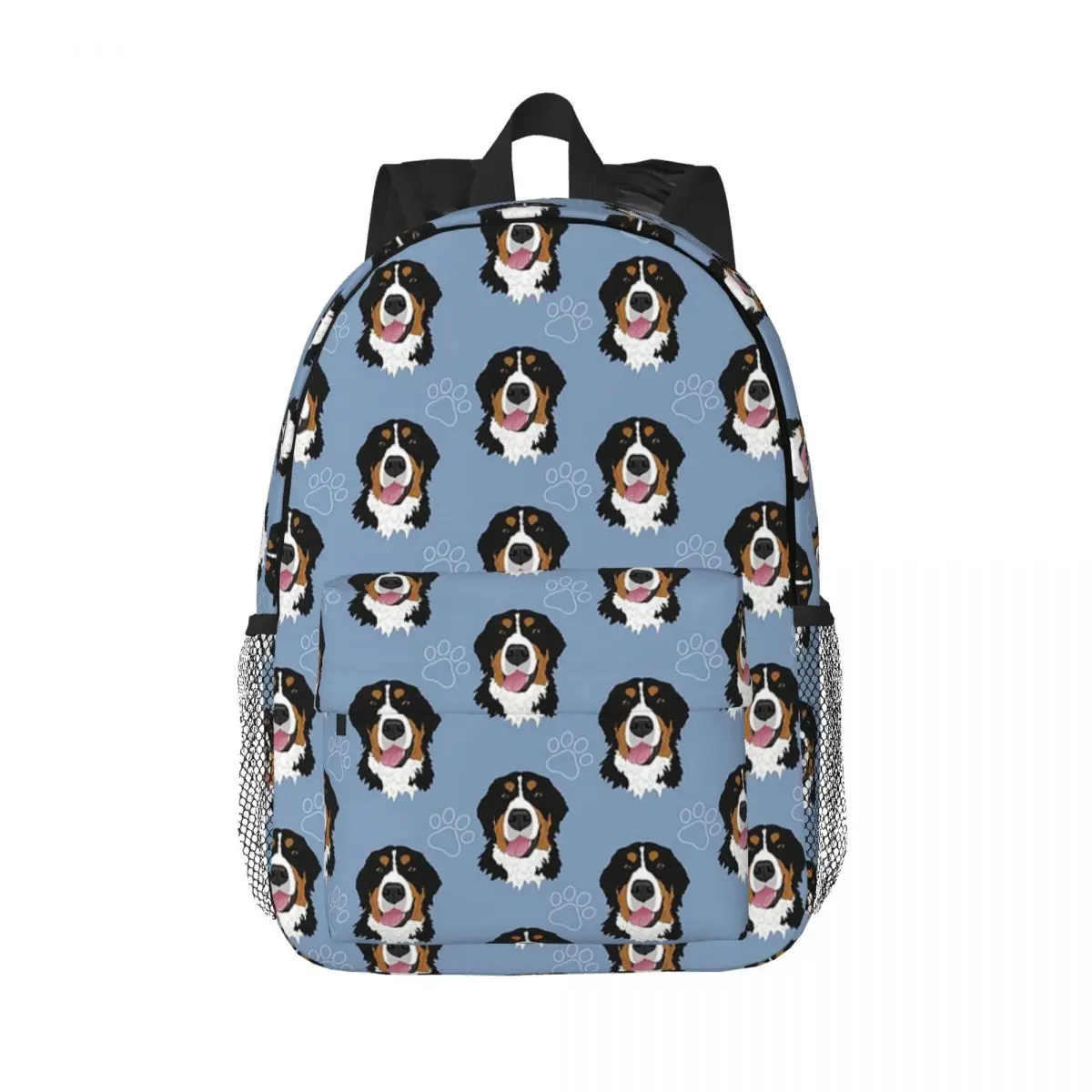 

Подростковый рюкзак Bernese Mountain Dog с узором, синие школьные ранцы для подростков, дорожный ранец на плечо, вместительная сумка