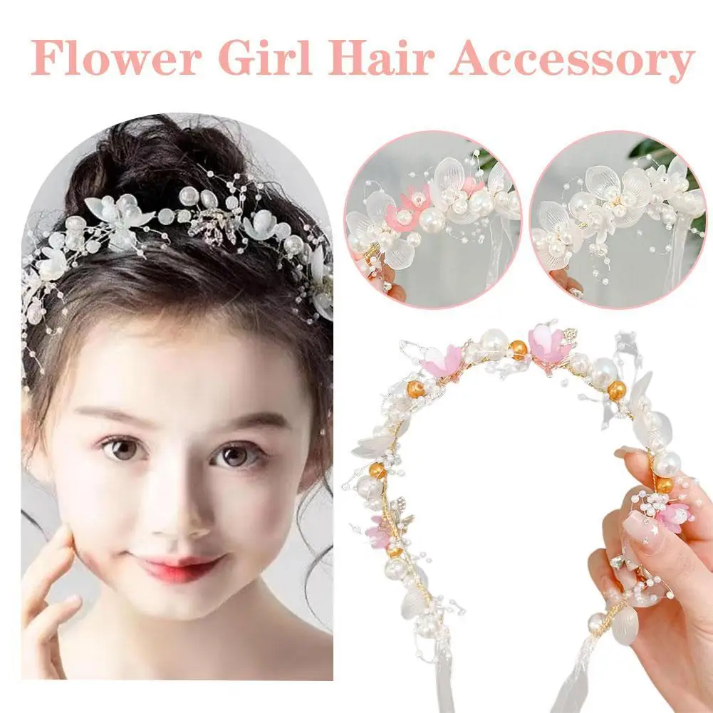 

Garland Headdress For Children Flower Children Ancient Style Super Fairy Beauty Flower Headband Girl Princess Headband Hair Clip