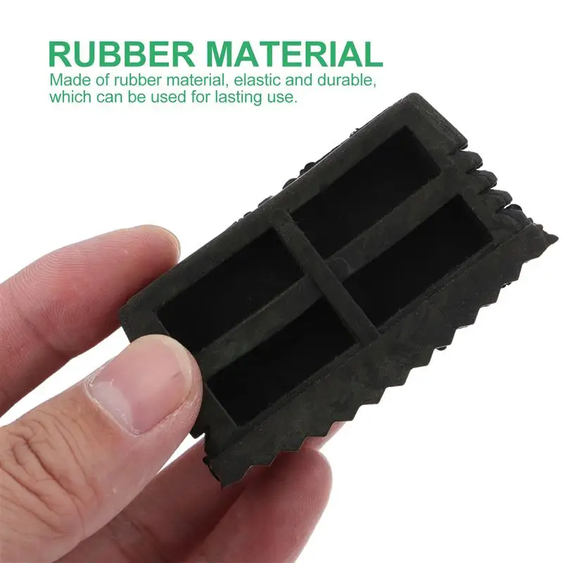 4pcs Ladder Leg Protector Extension Ladder Feet Rubber Pads Chair Leg Protectors Telescoping Ladder Feet Mat Ladder Legs Covers