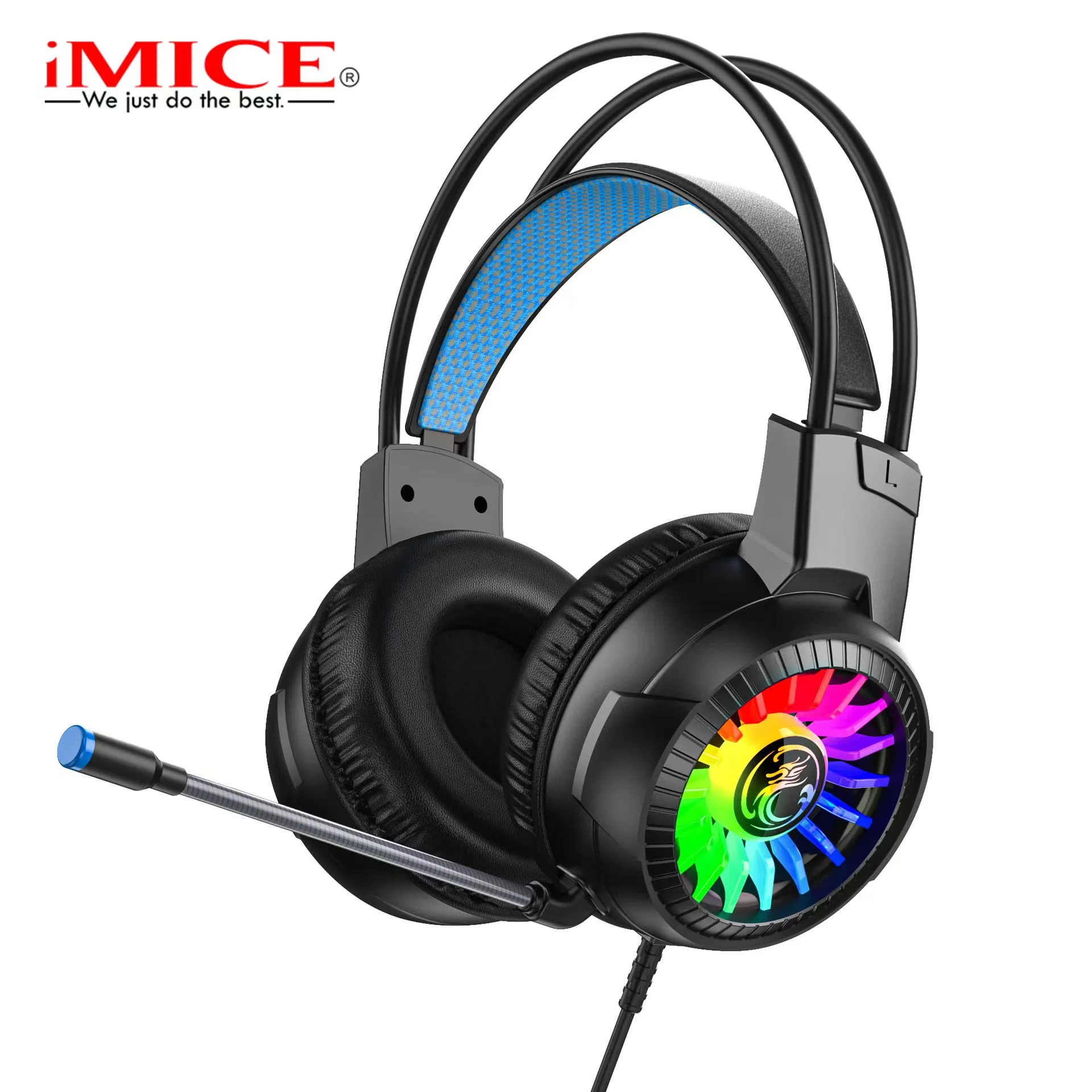 

iMICE Manufacturers direct supply cross-border heavy bass headset eat chicken PS4 computer esports headsets wired gaming headpho