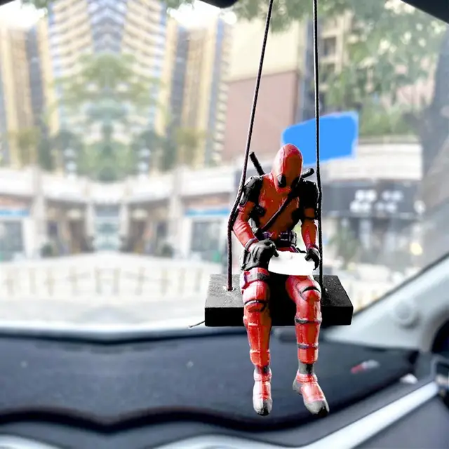 Lustige Anime Auto Anhänger ästhetische Deadpools Ornamente